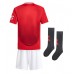 Camisa de time de futebol Manchester United Replicas 1º Equipamento Infantil 2024-25 Manga Curta (+ Calças curtas)